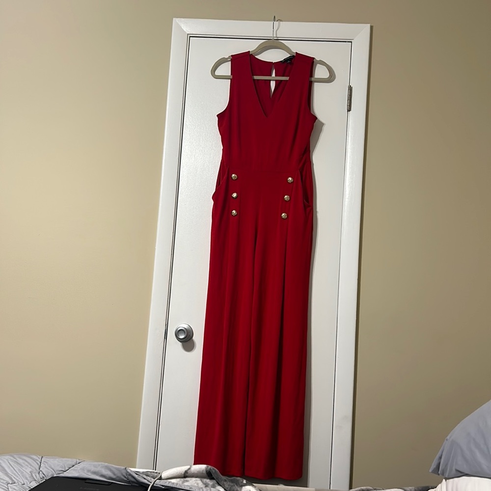 Red Pantsuit/Jumper